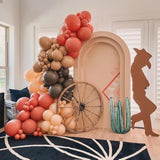 Fall Balloon Arch Kit 138pcs Orange Brown Nude Boho Balloons for Baby Shower Thanksgiving Party
