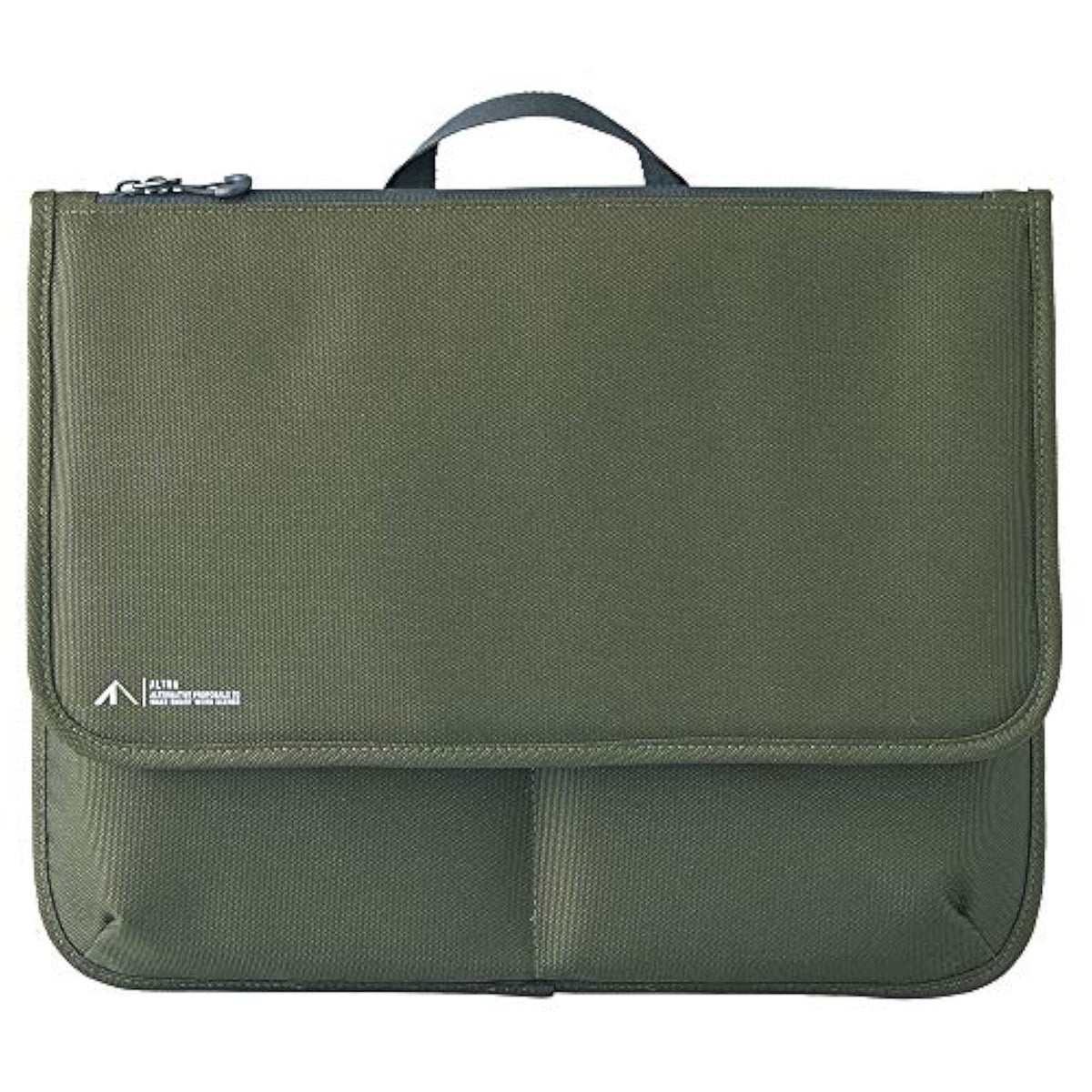Laptop Sleeve With Pockets, 14.2 X 1 X 11.5, Army Green (A7768-22)