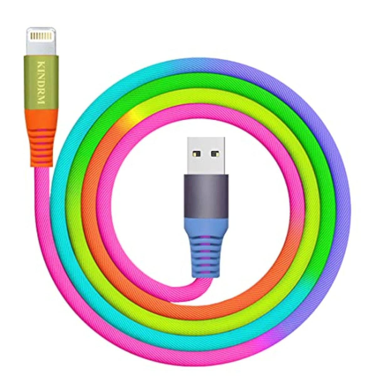 Iphone Charger Cable, [Apple Mfi Certified] 6Ft Colorful Gradual Usb A To Lightning Charger Cable Nylon Braided Fast Charging Data Cord For Iphone 14 13 12 11 Pro Max Xr Xs X 8 7 6 Plus More