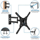 Mount-It! Full Motion Articulating TV Wall Mount for 2355 Inch LED LCD OLED Flat Screen TVs