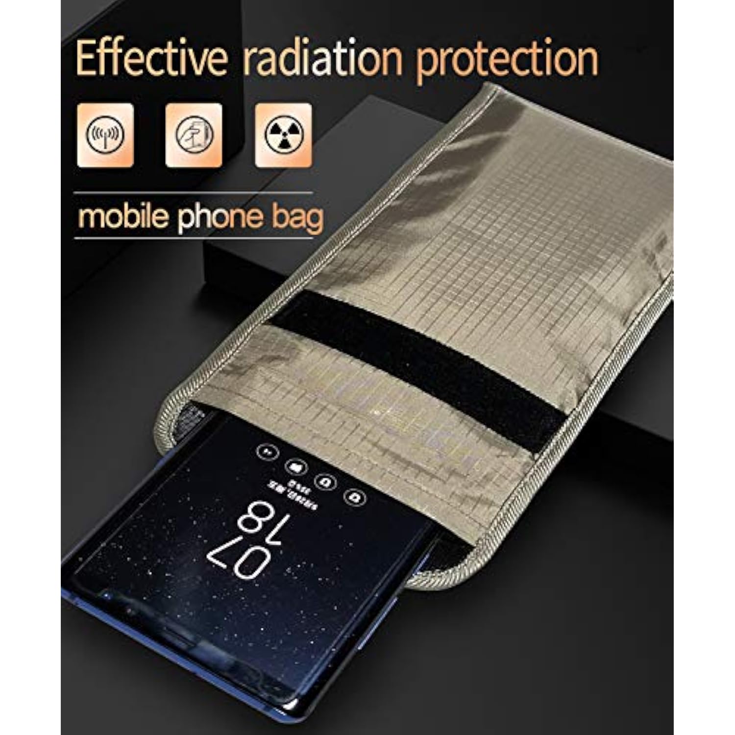 Security Pouch - Cell Phone Anti-Tracking Anti-Spying Gps Rfid Signal Blocking Bag Shielding Pouch Wallet Case For Cell Phone Privacy Protection