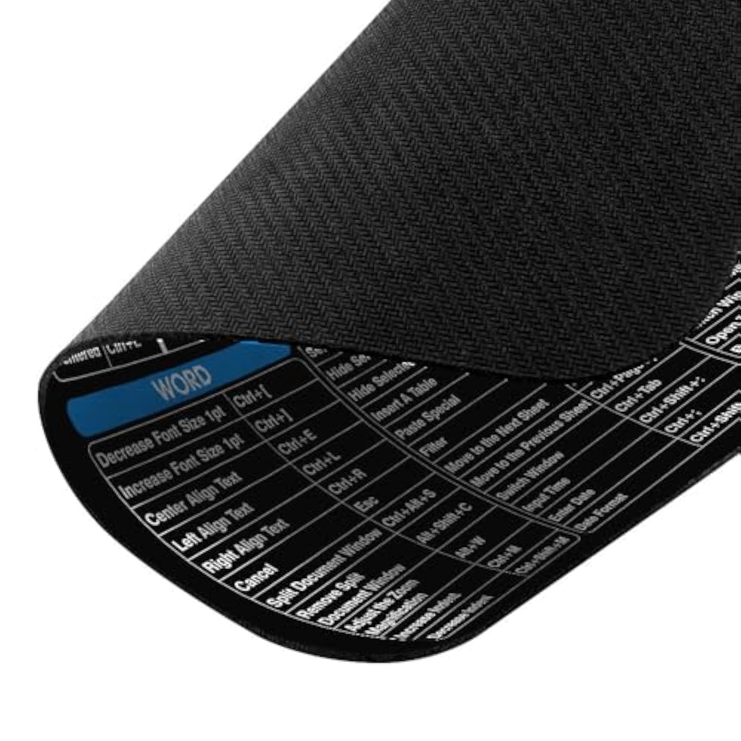 Extra Large (X-Large) Size Non-Slip Rectangle Mousepad, Shortcut Keys Mouse Pad For Home, Office And Gaming Desk