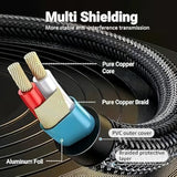 2Pack 1/8 To 1/4 Stereo Audio Cable,6.35Mm 1/4" Male To 3.5Mm 1/8" Male Trs Bidirectional Stereo Audio Cable For Guitar, Laptop, Home Theater Devices, Speaker And Amplifiers 4Ft