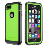 ImpactStrong for iPhone 7/8 Case, Ultra Protective Case with Built-in Clear Screen Protector Full Body Cover (Lime Green)