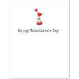 Melting Point Science Valentine'S Day Card (4.25" X 5.5") By