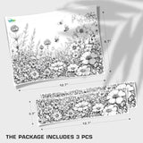 Laptop Skin Decal Hp 14" - Black White Botanical, Laptop Cover Sticker, No Cutting Required, No Bubble, Waterproof, Scratch Resistant - Including Wide Screen And Wrist Pad