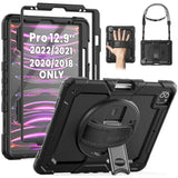 Case For 2022/2021 Ipad Pro 12.9 Inch 6Th / 5Th Gen - Heavy Duty Protection Sh