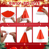50 Pc Christmas Party Supplies Cone Hats Noise Makers Holiday Decoration