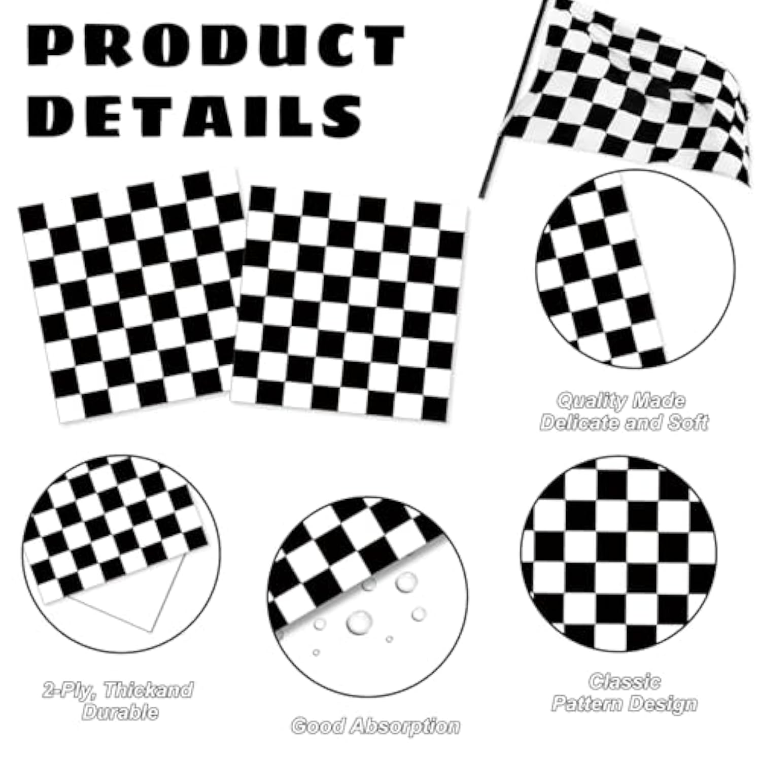 168 Pcs Race Car Birthday Party Decorations With Checkered Flag Plates, Cups, Napkins, Cutlery For Cars Birthday Decorations, Serves 24