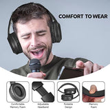 Bluetooth Headphones Over Ear, 68H Playtime And 3 Eq Music Modes Wireless Headphones With Microphone/Deep Bass, Hifi Stereo Foldable Lightweight Headset For Pc Home Travel Office ?Black