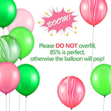 60pcs 12 Inch Red Pink Green Latex Confetti Balloons for Witch Theme Party Decor