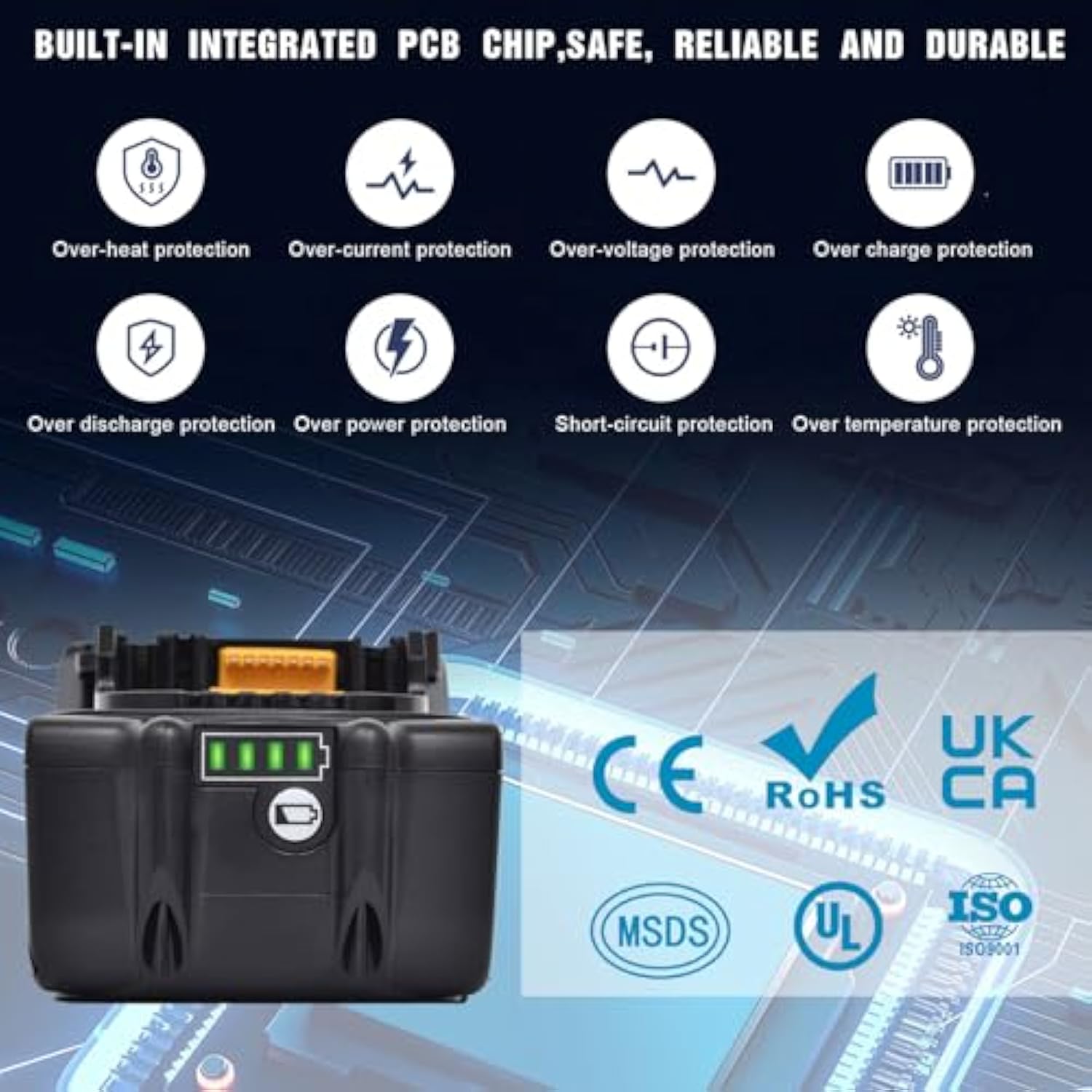 Bl1830 Battery For Mak 18V 3.0Ah Batteries Lithium Ion Bateria Replacement For Lxt Cordless Drill Tools Extended Battery Pack