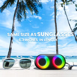 Drum Ipx7 Waterproof Shower Bluetooth Speaker With Lights, 15W Sound, Bluetooth 5.3, 24H Playtime Wireless Speaker, Birthday Gifts For Men Women Teen Boys Girls Gifts