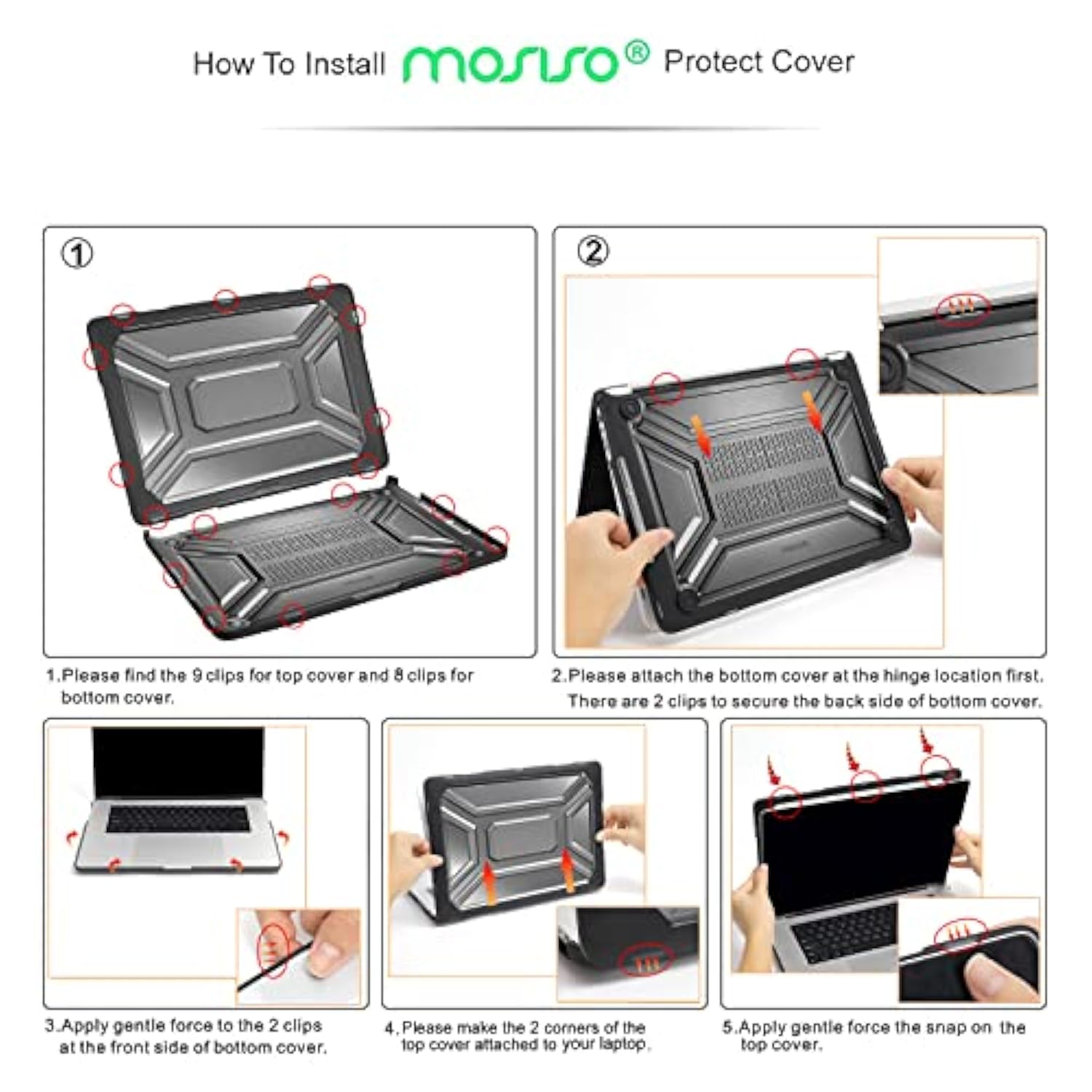 MOSISO Compatible with MacBook Pro 16 inch Case 2025 2024 2023 2022 2021 M4 M3 M2 M1 A3403 A3186 A2991 A2780 A2485 Pro Max, Plastic Hard Shell with TPU Bumper&Carrying Sleeve Bag&Keyboard Cover, Black