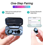 [ Ultimate] True Wireless Earbuds Bluetooth 5.0 Headphones, IPX7 Waterproof Earphones for Sports, 160H Playtime w/ 3300mAh Charging Case, 3D Stereo