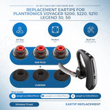 3X Ultra Comfort Eartips Ear Buds Replacement Earphone Ear Tips Kits Earpads Foam Set Cushion for Plantronics Voyager 5200 5220 5210 Series Bluetooth