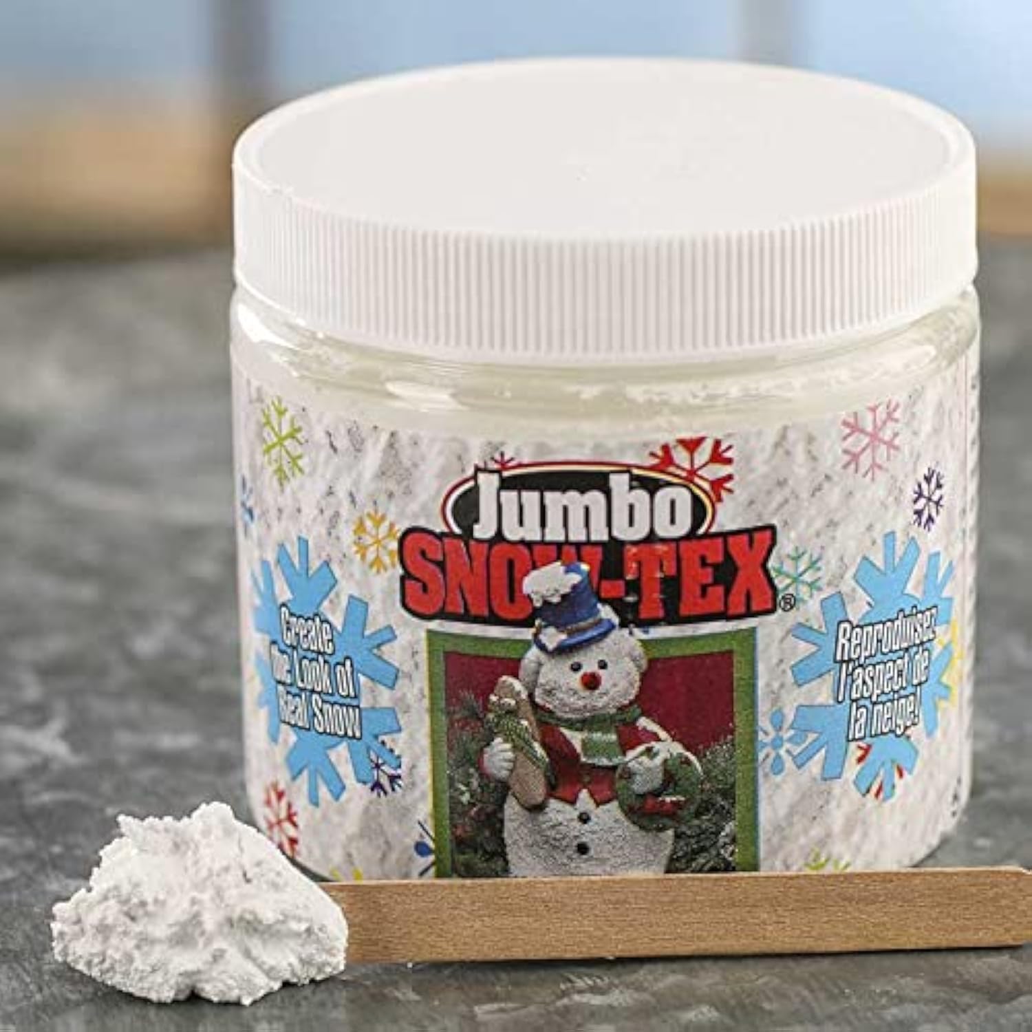 DecoArt Snow-Tex - 2 Pack 16oz White Dimensional Paint On Fake Snow Paste for Christmas Decorations & Party Decorations - Faux Snow Decoration Craft Supplies - Realistic Snow Blanket Effect & E-Book