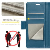 Designed For Samsung Galaxy Z Fold 7 Case (2025),Pu Leather Wallet Flip Folio Case With Card Holder Rfid Blocking Kickstand Shockproof Phone Cover For Samsung Galaxy Z Fold 7 5G (Blue)