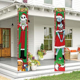 Jack Skellington & Sally Nightmare Before Christmas Welcome Banner