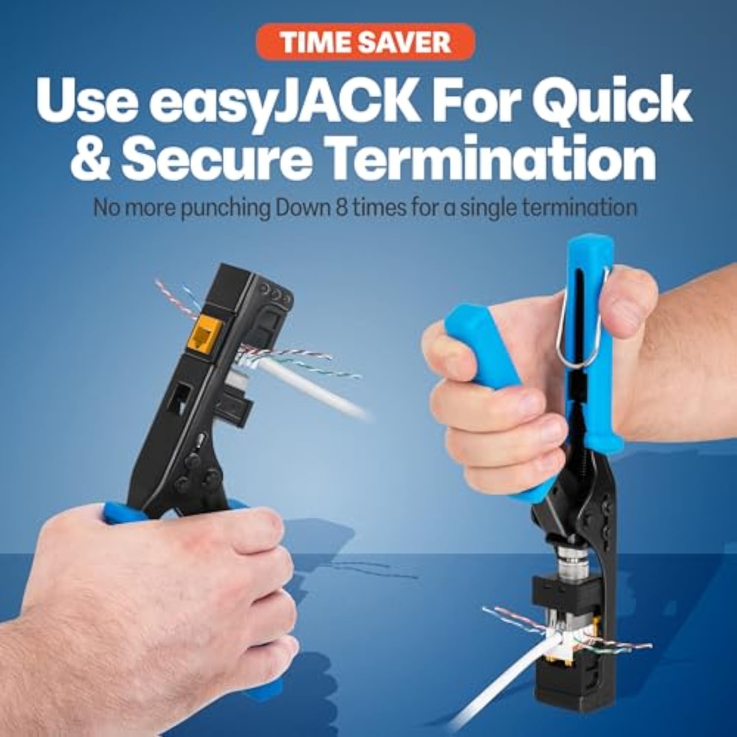 90° Angled Cat6/5E Keystone Jack In Yellow - Slim Profile Rj45 Ethernet Connec