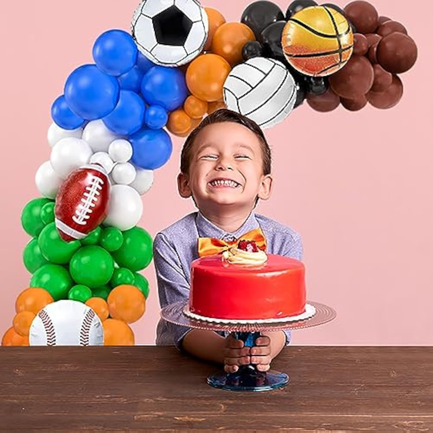 Sport Balloon Arch Garland: Football & Ball Decorations for Themed Parties
