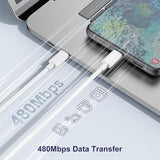 Usb C To Usb C Cable For Macbook/Ipad/Samsung,2 Pack 60W Usbc To Usbc Cord 6 F