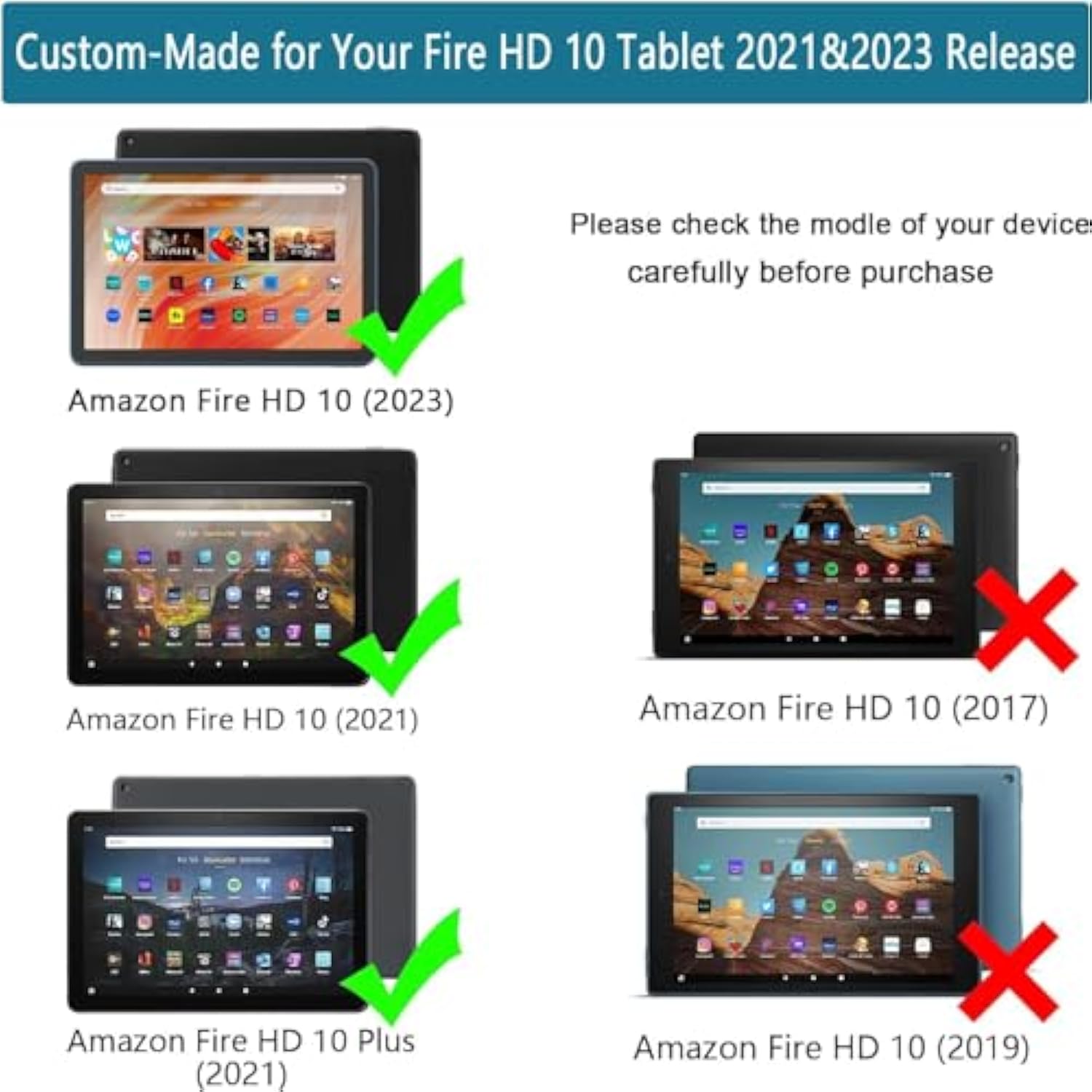 Kids Case For Fire Hd 10 & Fire Hd 10 Plus Tablet (11Th Generation, 2021 Relea
