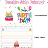 Jumbo Birthday Card Giant Guest Book Happy Birthday Party Decorations Supplies Gifts For Boys Girls -Large 14 X 22 Inches