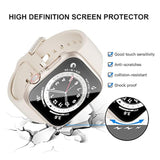 10 Pack Case For Apple Watch Series 3/2/1 38Mm With Tempered Glass Screen Protector, High Definition Scratch Resistant Hard Pc Bumper Cover For Apple Watch Accessories (10 Colors, 38Mm)