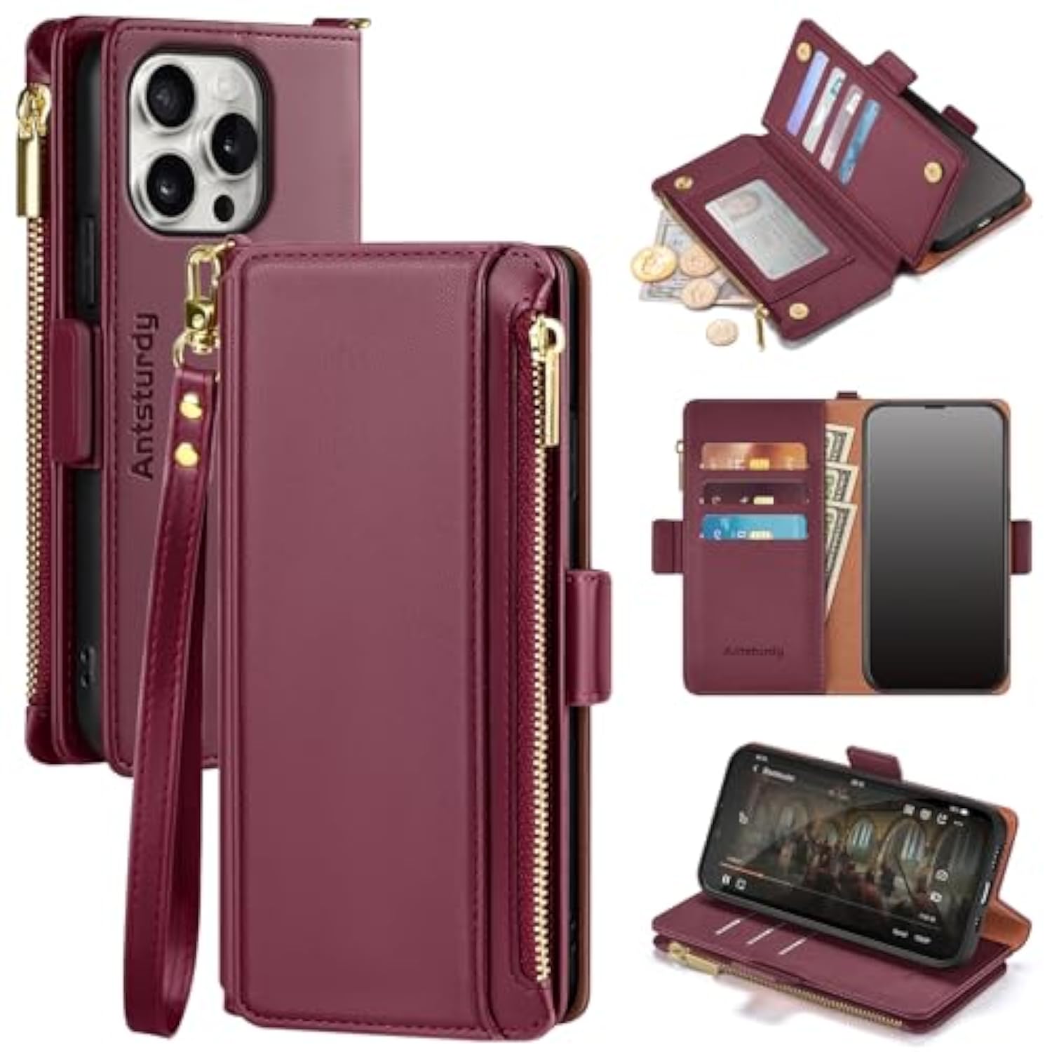 Iphone 14 Pro Max 5G Wallet Case