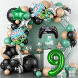 6Pcs Game Controller Mylar Balloons - 9th Birthday Party Supplies