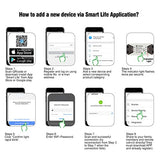 Smart Wireless Remote Control Wifi Switch Relay Module For Household Appliances Compatible With Alexa 4 Packs