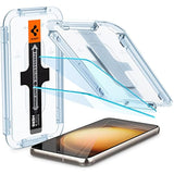 Spigen Tempered Glass Screen Protector [Glas.tR EZ Fit] designed for Galaxy S23 (2023) [2 Pack] - Case Friendly