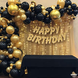 Glitter Gold Happy Birthday Banner 10ft Party Decorations