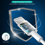 Iphone Charger,Extra Long 2 Pack 10Ft Lightning Cable Cube I Phone 12 Charger Charging Transfer Cord Cable With Usb Plug Wall Charge Block Travel Adapter For Iphone 14/13/12/11/Se2022/8/7/Xs/Xr/X/Ipad