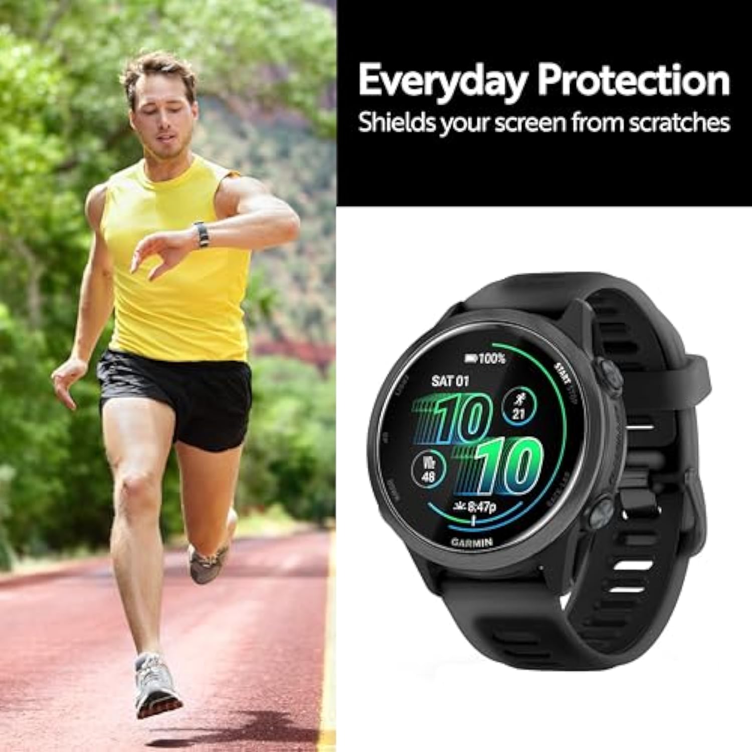 ArmorSuit 6 Pack for Garmin Forerunner 970 Anti-Glare Screen Protector MilitaryShield Matte Film - Made in USA