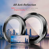 3x2 Pack Camera Lens Protector for iPhone 16/14 Pro Max with Alignment Kit