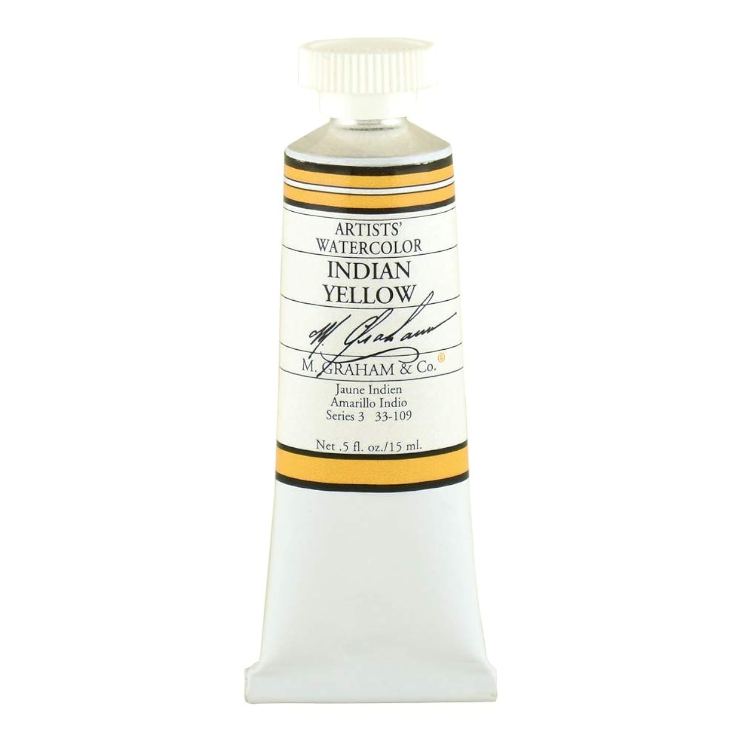 Artists' Watercolor Paint, 15Ml Tube, India Yellow (Grm-33-109)