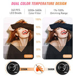 Ring Light With Tripod Stand, 14 Inch Led Ringlight Kit With Phone Holder Adjustable Color Temperature Circle Lighting, Led Photo Beauty Ring Lights For Camera For Vlog, Makeup, Video Shooting