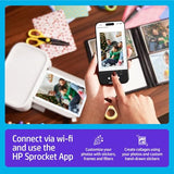Sprocket Studio Plus 4X6 Wireless Instant Photo Printer, 10 Sheets + Cartridge, Wi-Fi, Premium Dye Sublimation, Compact Home Use, Prints Vibrant Color Pictures, Editing App For Creative Photos