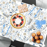 Ahoy Nautical Baby Shower Decorations Tableware - 142Pcs Its A Boy Plates And Napkins Supplies, Party Dinnerware Tablecloth For Sailor Theme Decorations