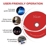 CD/VCD/DVD Player Cleaner Kit, Laser Lens Cleaning Disc with Double Brush Cleaning System, NS-2