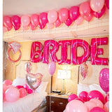 50Pcs Metallic Pink Balloons Set – Hot, Baby & Magenta Pink for Party and Event Decor