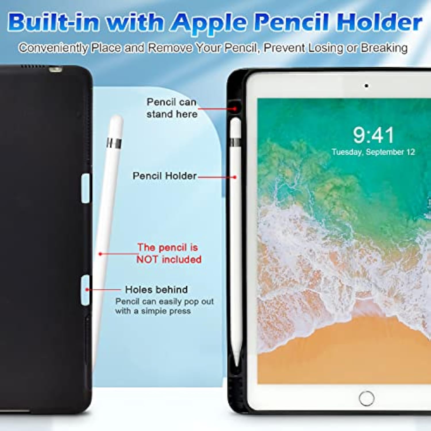 For Ipad 6Th 5Th Generation Cases 2018/2017, Ipad Air 2 Case 2014, Ipad Air 20