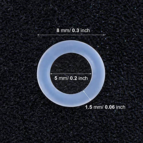 Keyboard Puller Keycap Removal Tool And 200 Pcs Rubber O-Ring Dampeners Plumbing Rubber O-Ring Seal For Switch And Mechanical Keyboard