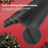 Desk Mat, Christmas Mouse Pad, Desk Matt For Desktop, Red Desk Pad Mat, Large Mouse Pad For Desk, Anti-Slip Big Mousepad With Stitched Edges, Desk Mat Sets For Women Office(Red)