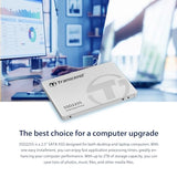 Ssd225 250Gb 2.5" Sata Iii 6Gb/S Ssd, Up To 500Mb/S, Compatible With Ps4/Laptops/Desktops/Pcs/Notebooks Upgrade, Internal Solid State Drive With Slc Cache/3D Tlc Nand/Raid Engine/Ldpc Coding