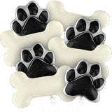 , Large Dog Balloons - 29 Inch, Pack Of 8 | Dog Balloons For Birthday Party, Paw Print Balloon | Dog Party Decorations, Paw Balloon | Lets Pa Birthday Decorations