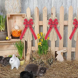 Red Wired Edge Ribbons 2.5" 10 Yards, Spring Solid Wired Edge Decorati