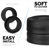 Replacement Earpads for Sony PS5 Pulse 3D Headphones, Soft PU Leather Cushions, Extra Comfort, Easy & Quick Installation, by Brainwavz (Black)